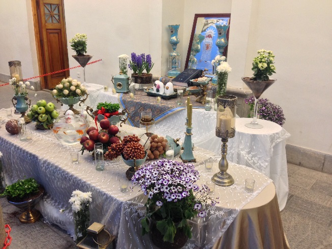 هفت سین باستانی بر آتشکده یزد نوروز 1397